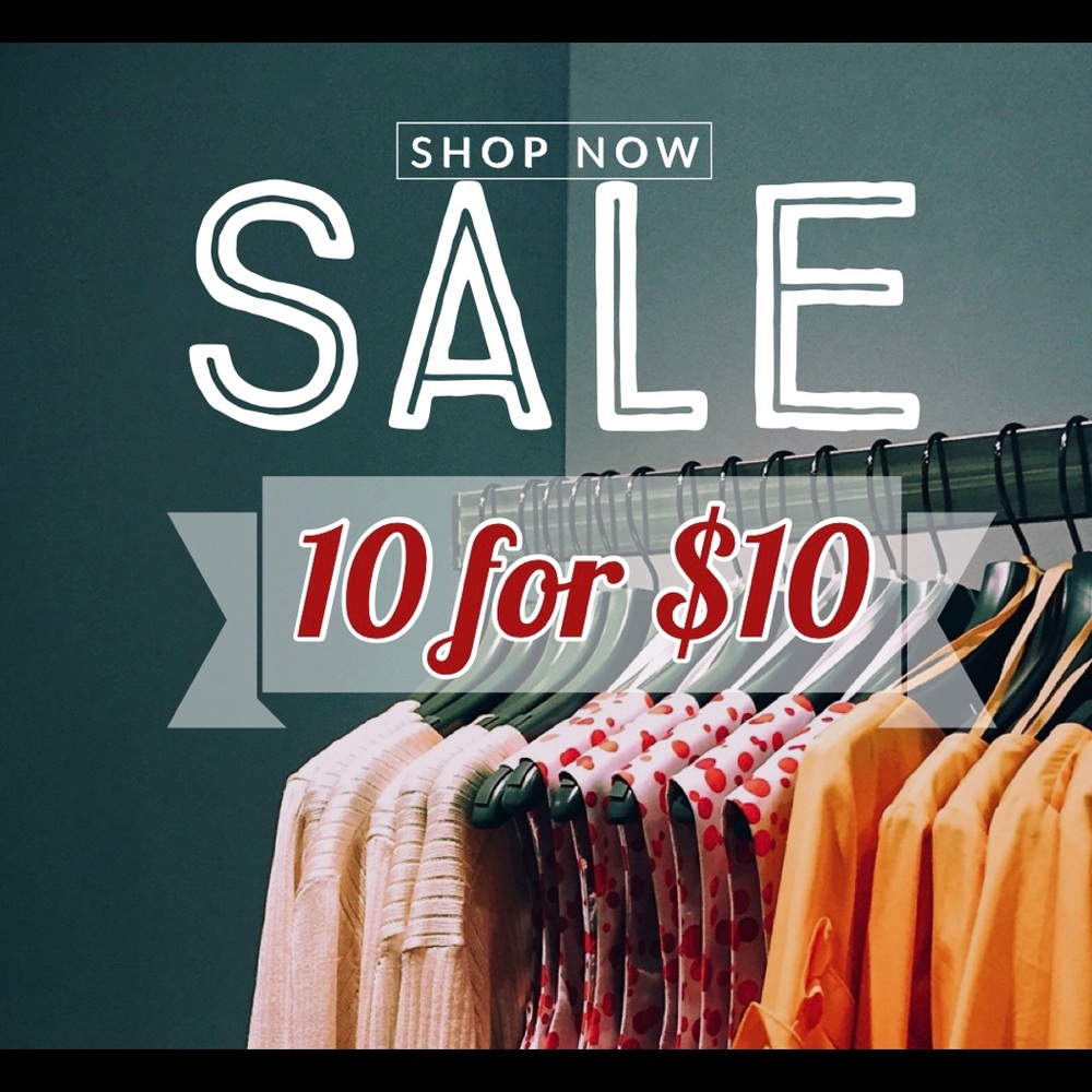 10 for $10 🎁 Mystery Box 👗👖👚👕🧥👙🧣🧤👒👛